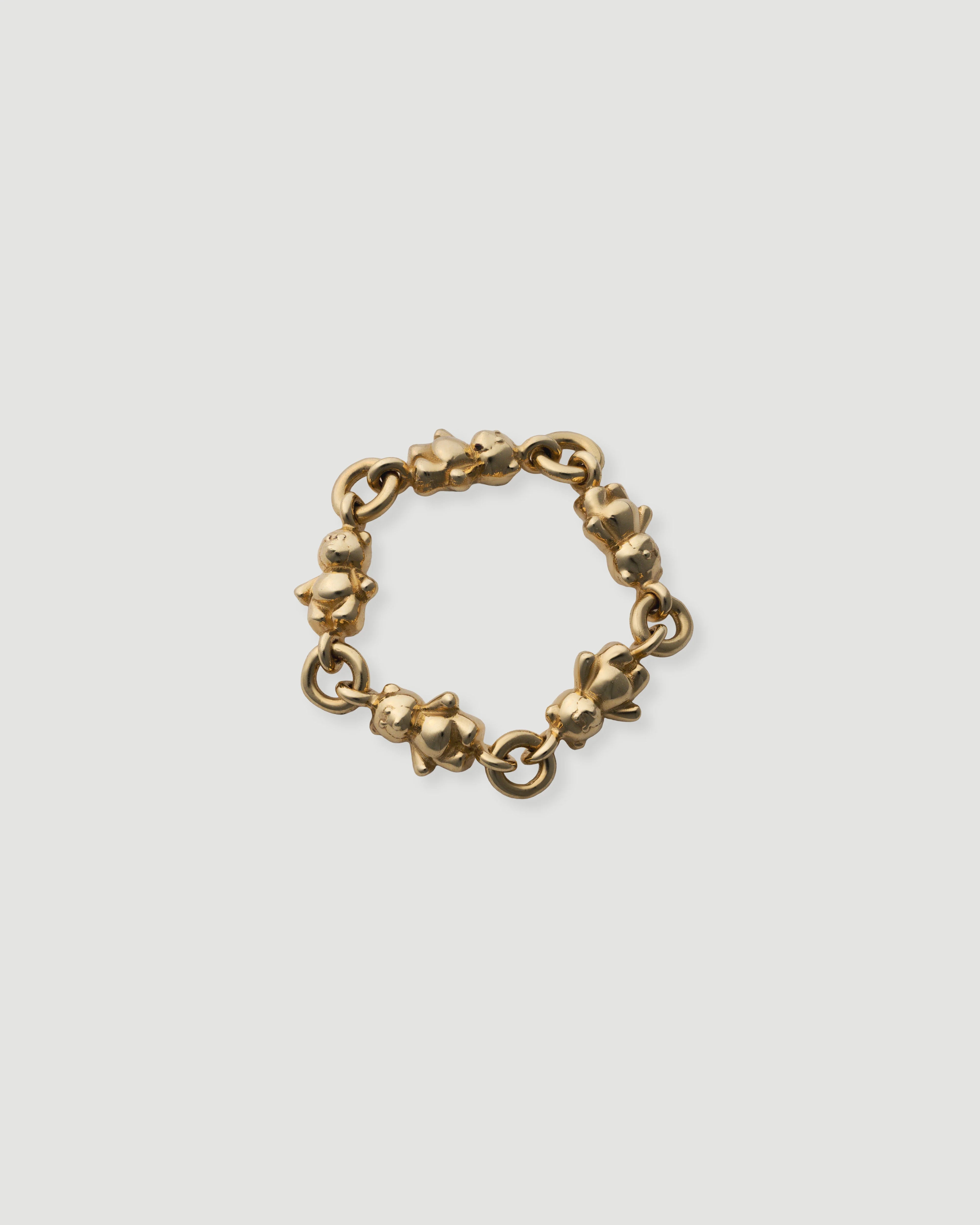 bear chain ring K18