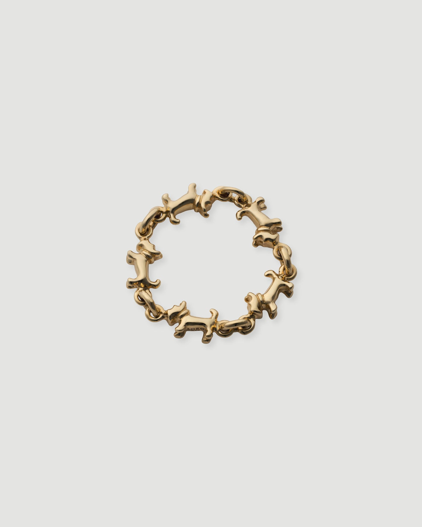schnauzer chain ring K18