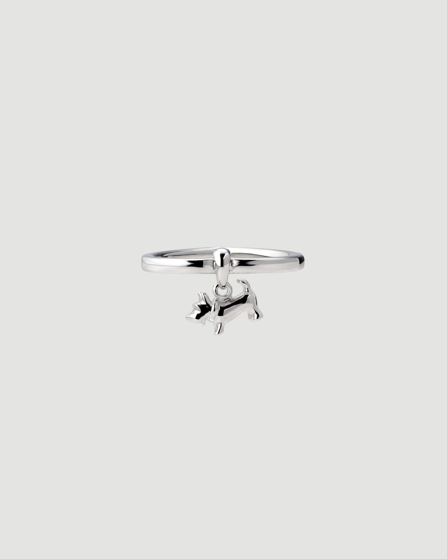schnauzer heart ring 01 pt900