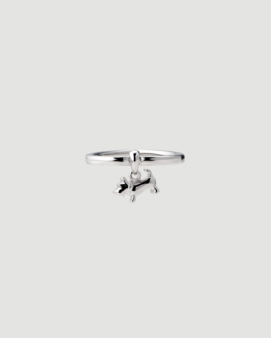 schnauzer heart ring 01 pt900